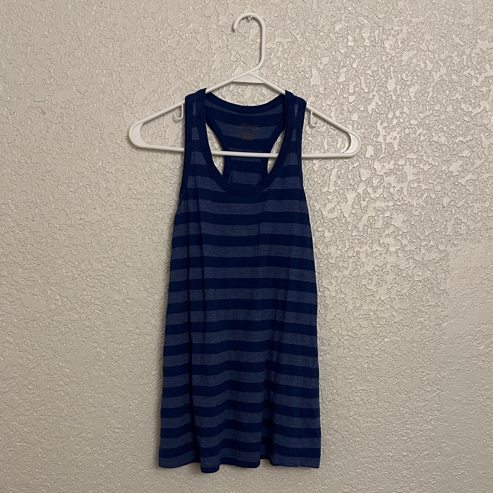 BCG Navy Striped Tank Top